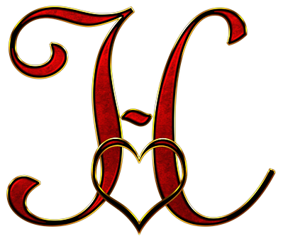 Ornate Letter L Design PNG image