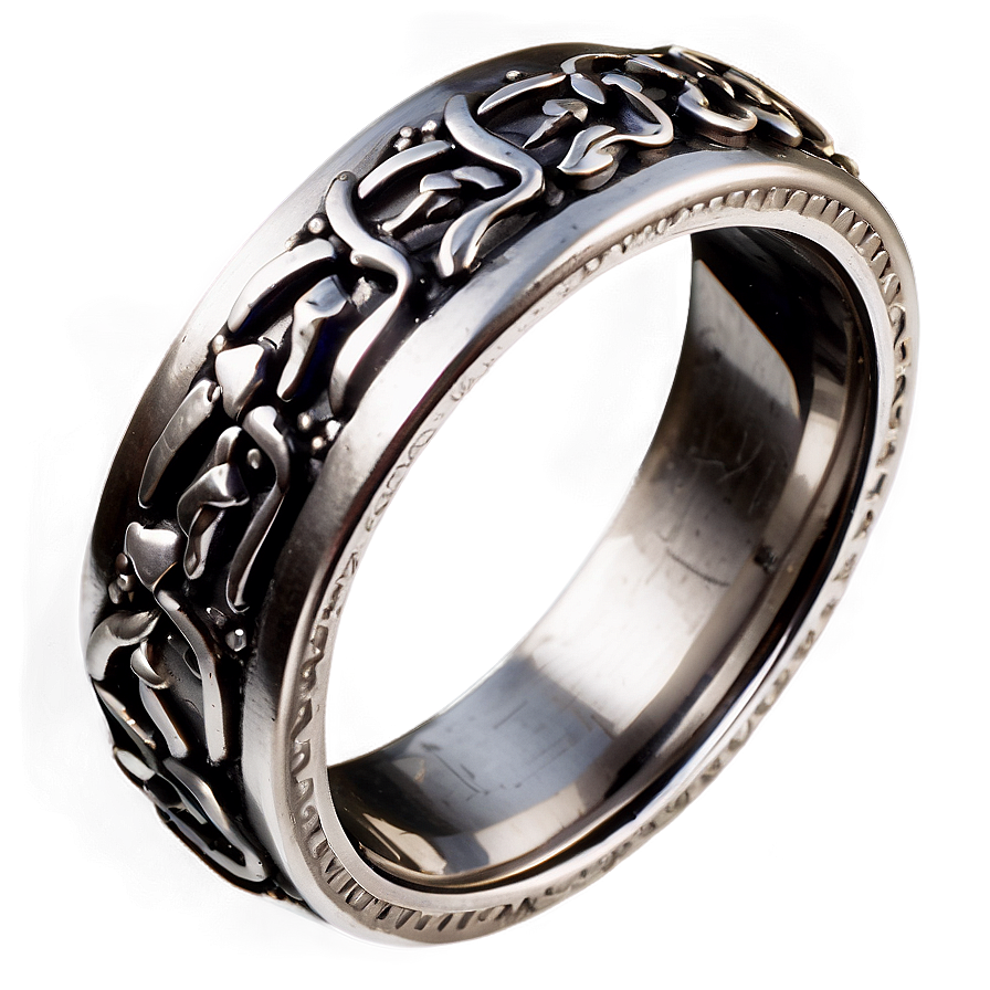 Ornate Metal Ring Png 06282024 PNG image