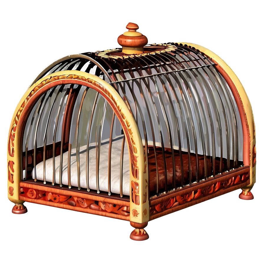 Ornate Victorian Cage Png 20 PNG image