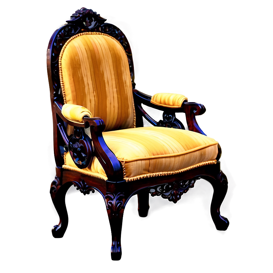 Ornate Victorian Silla Png 06242024 PNG image