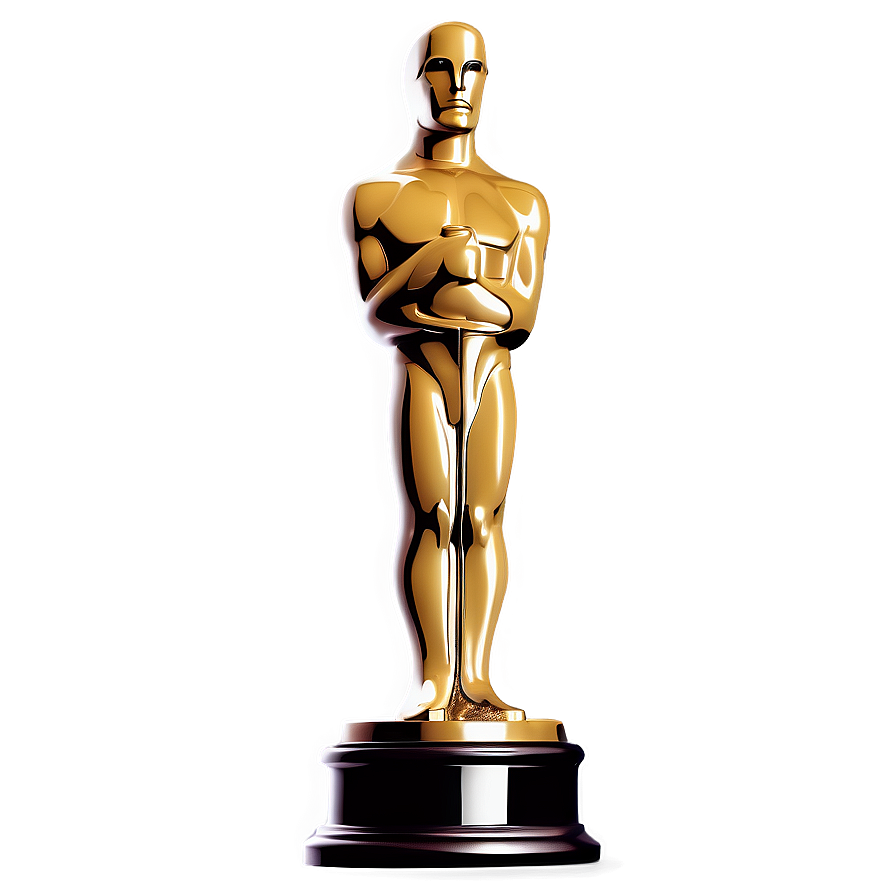 Oscar Statue Outline Png Tlg PNG image