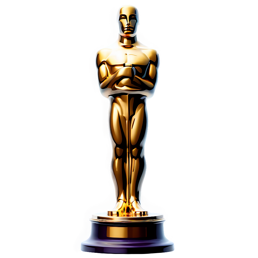 Oscar Statue Spotlight Png 06202024 PNG image