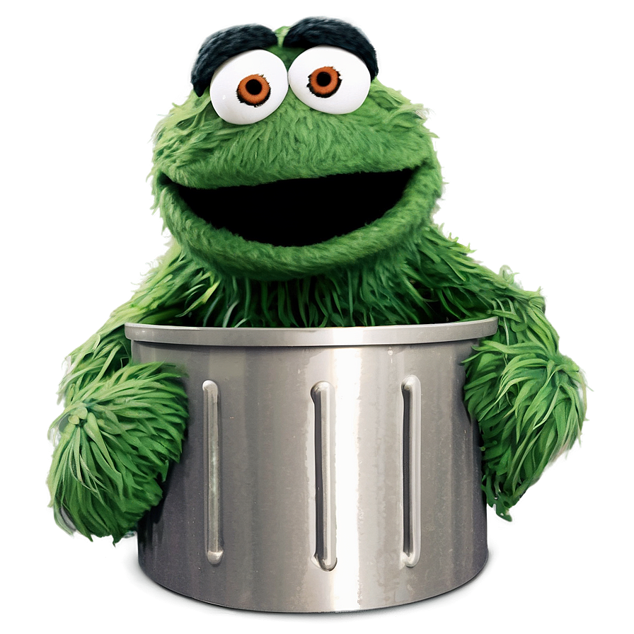 Oscar The Grouch Sesame Street Png Vry86 PNG image