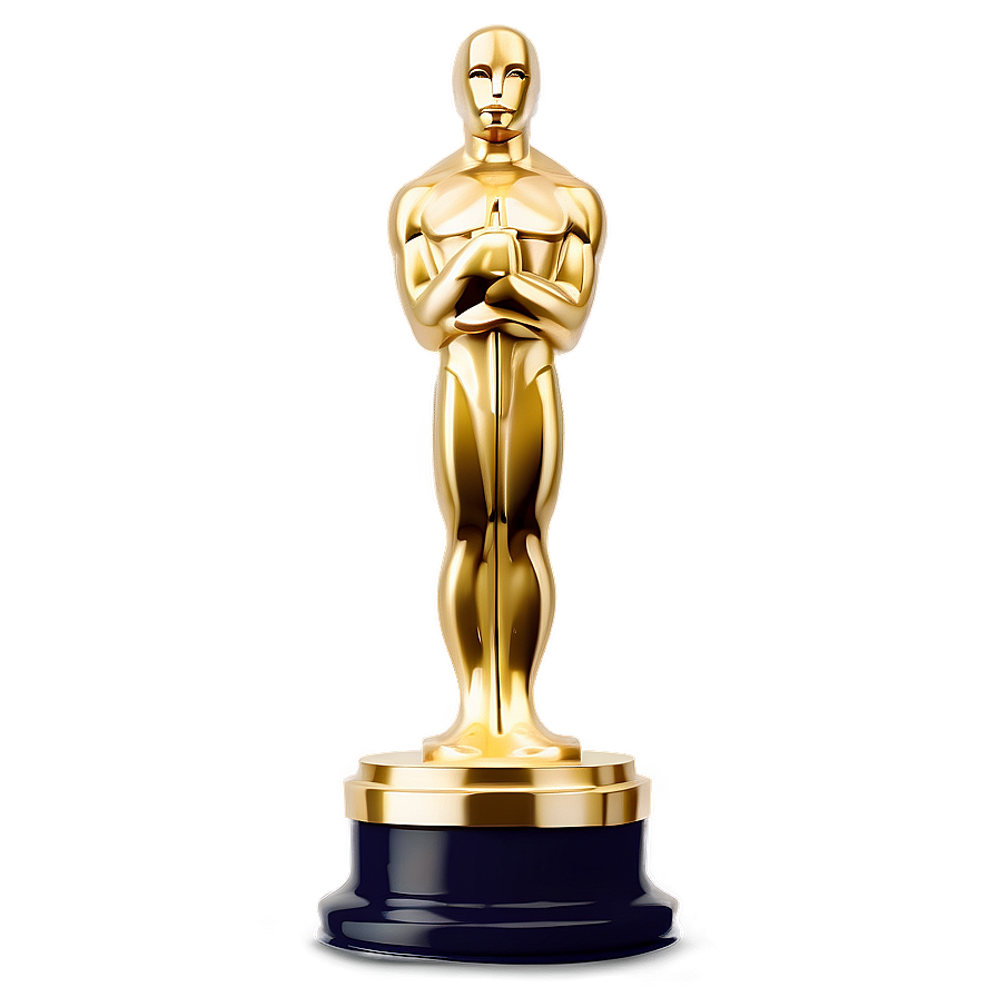 Oscar Trophy Close-up Png 51 PNG image