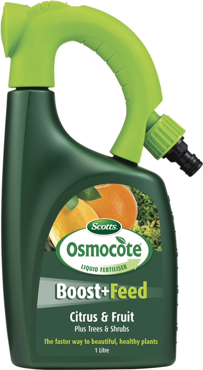 Osmocote Citrus Fruit Liquid Fertilizer Bottle PNG image