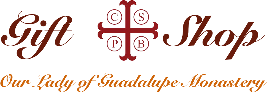 Our Ladyof Guadalupe Monastery Gift Shop Signage PNG image