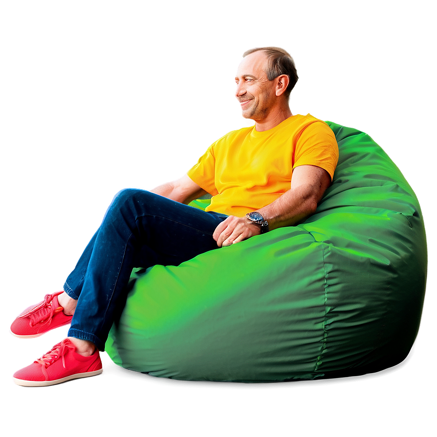 Outdoor Beanbag Relaxation Png 06202024 PNG image