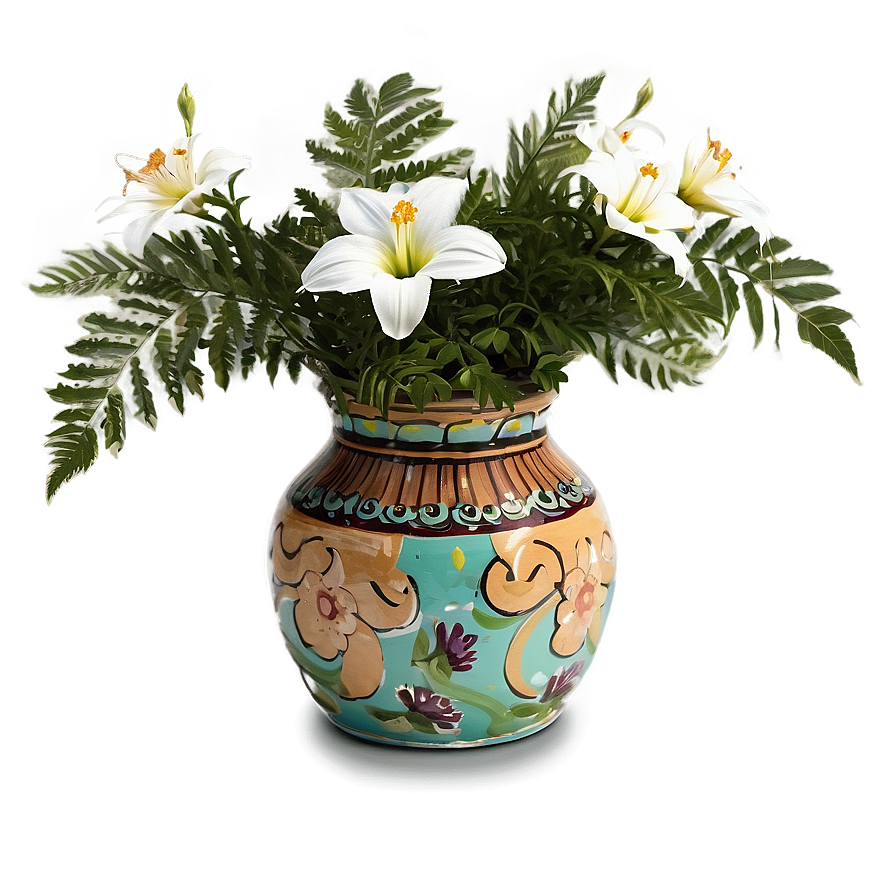 Outdoor Flower Vase Png 06122024 PNG image