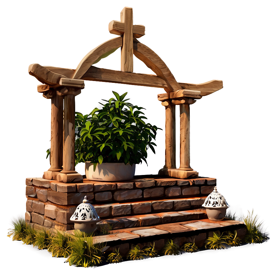 Outdoor Garden Altar Png Bvt81 PNG image