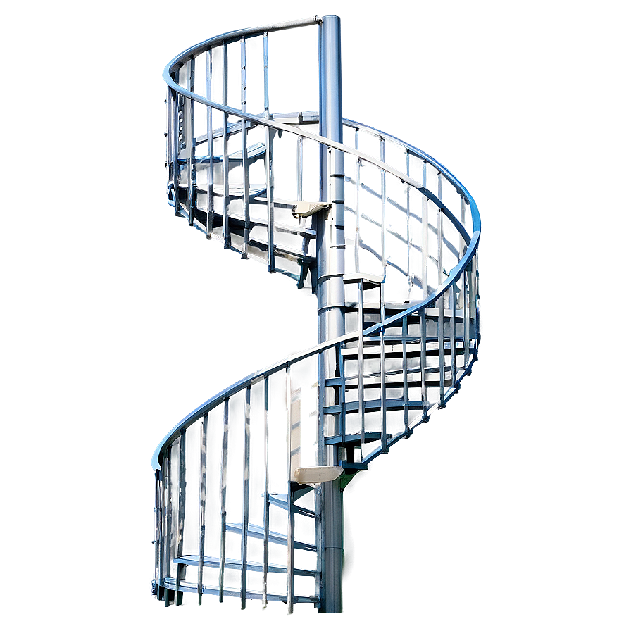 Outdoor Metal Spiral Staircase Png Tgn PNG image