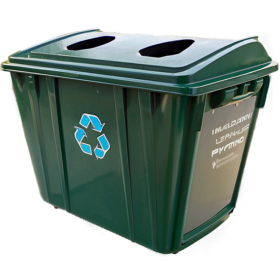 Outdoor Recycling Bin Png 06212024 PNG image