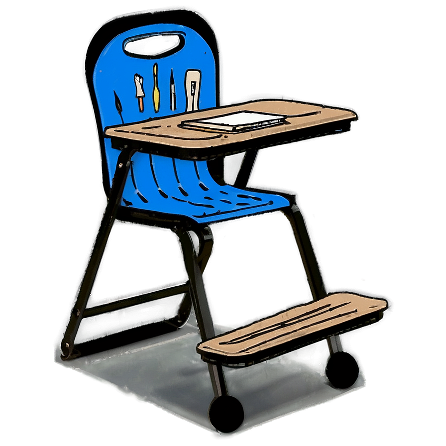 Outdoor School Chair Png Urq77 PNG image