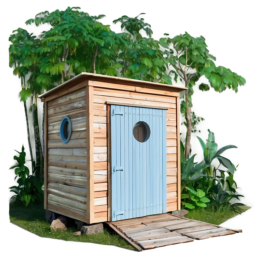 Outhouse With A View Png Tbj PNG image