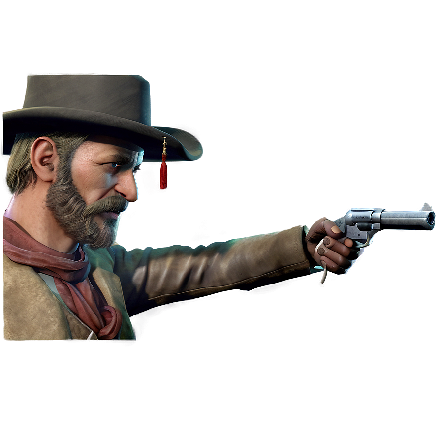 Outlaw Gunfight Showdown Png 30 PNG image