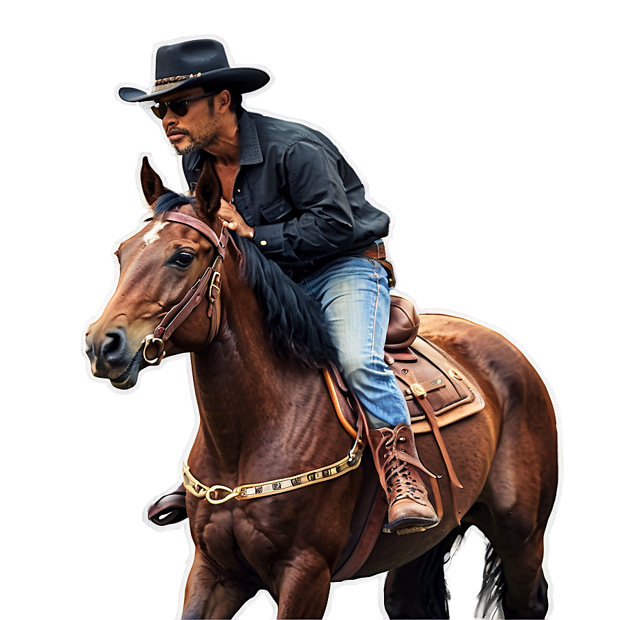 Outlaw Horseback Rider Png 60 PNG image