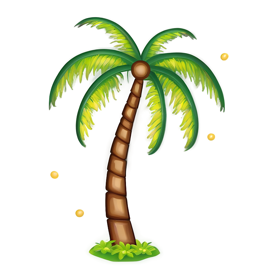 Outline Palm Tree Emoji Png Rdy PNG image