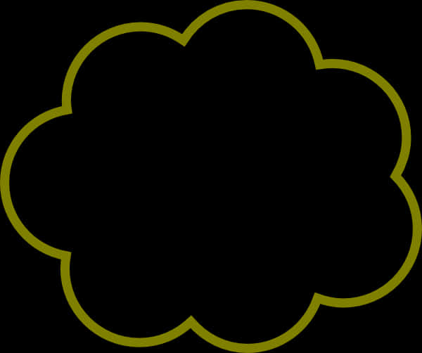 Outlined Cloud Icon PNG image