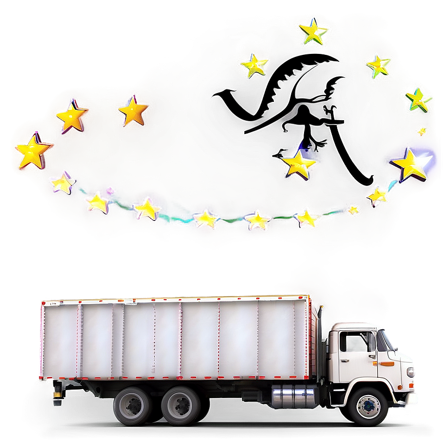 Overnight Delivery Truck Png 06212024 PNG image