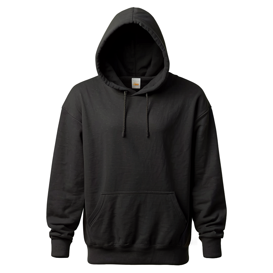 Oversized Black Hoodie Png 19 PNG image