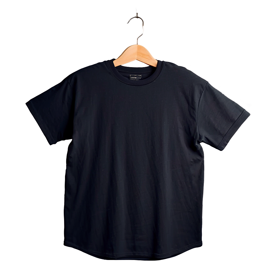 Oversized Black T Shirt Png 05252024 PNG image