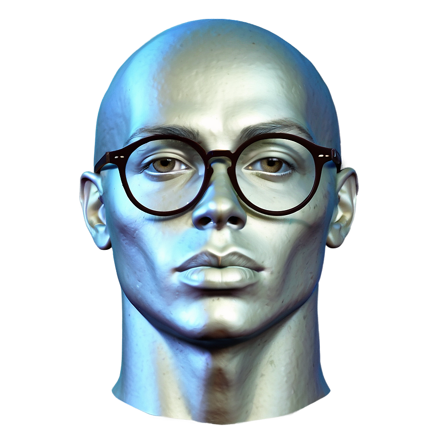 Oversized Round Glasses Png Hch27 PNG image