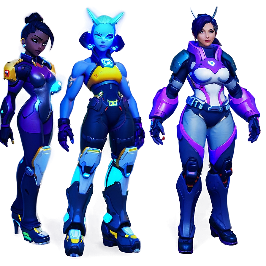 Overwatch 2 Skins Collection Png Ske PNG image