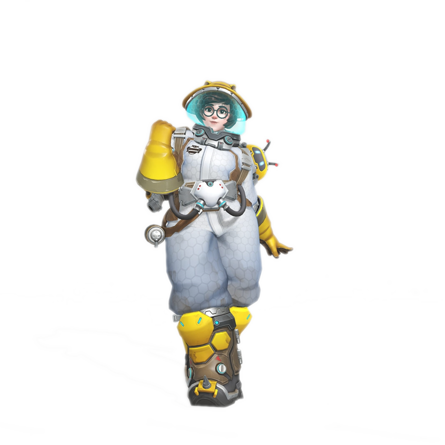 Overwatch Mei Character Render PNG image