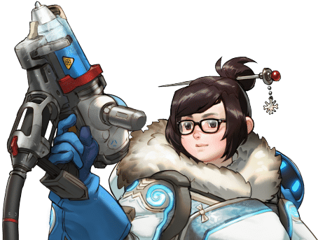 Overwatch Mei With Endothermic Blaster PNG image