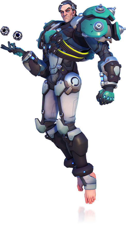 Overwatch Sigma Floating Character Render PNG image