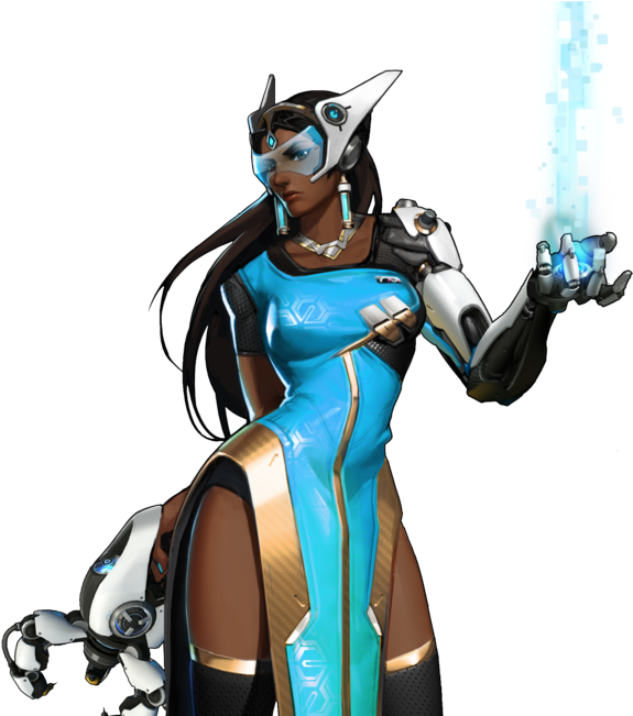 Overwatch Symmetra Hard Light Constructor PNG image