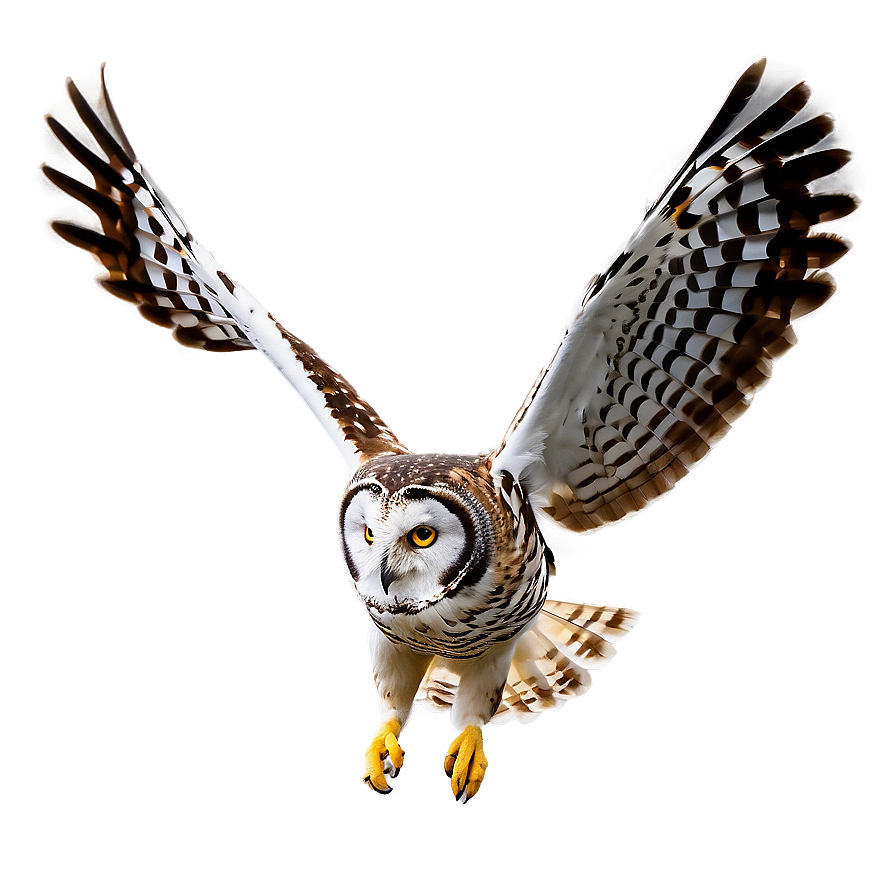 Owl In Flight Png 05062024 PNG image