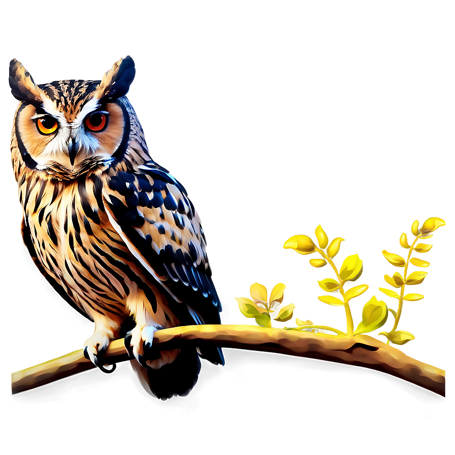 Owl In Night Sky Png 32 PNG image