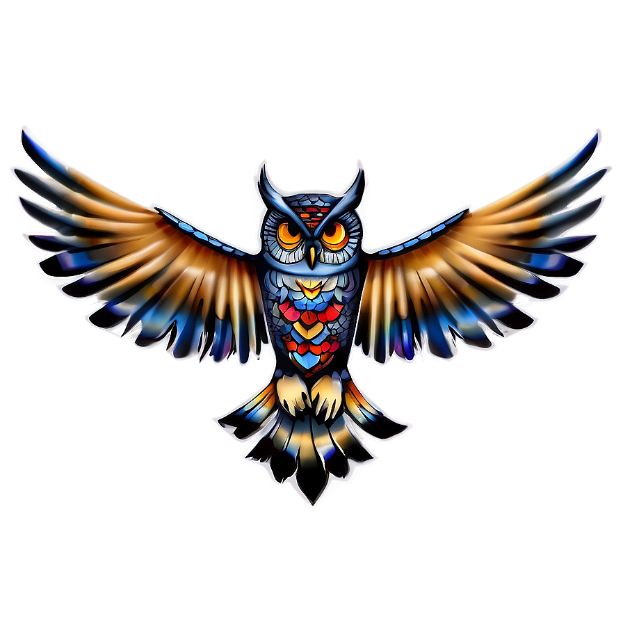 Owl Tattoo Design Png Iol10 PNG image