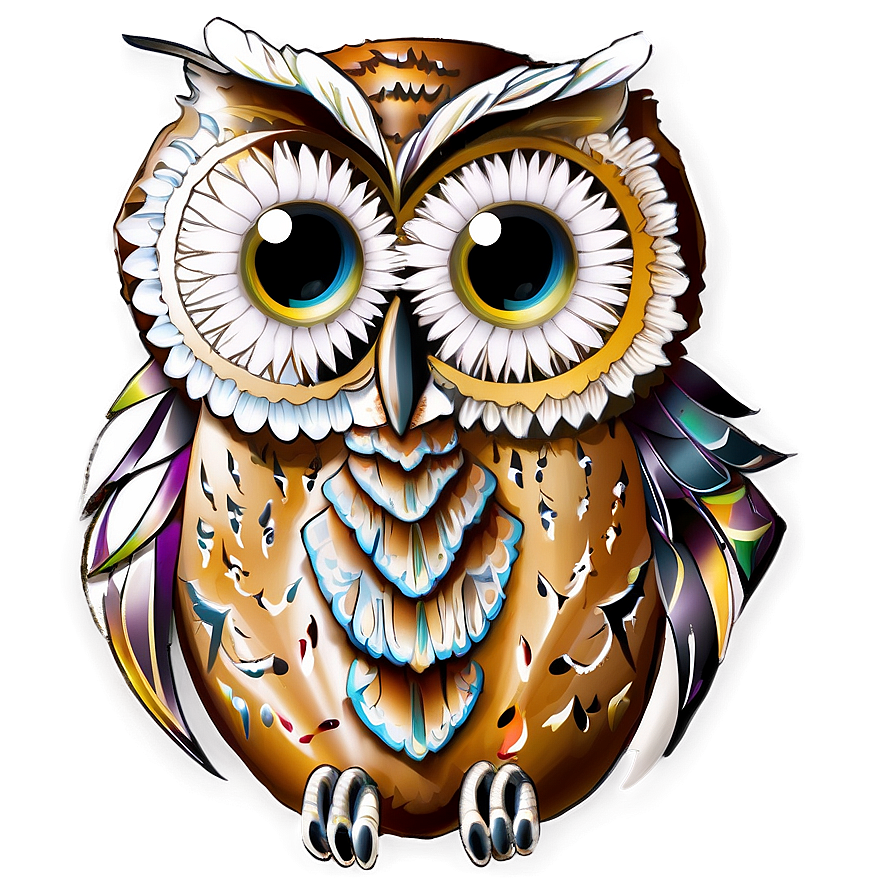 Owl Tattoo Png Qhx PNG image