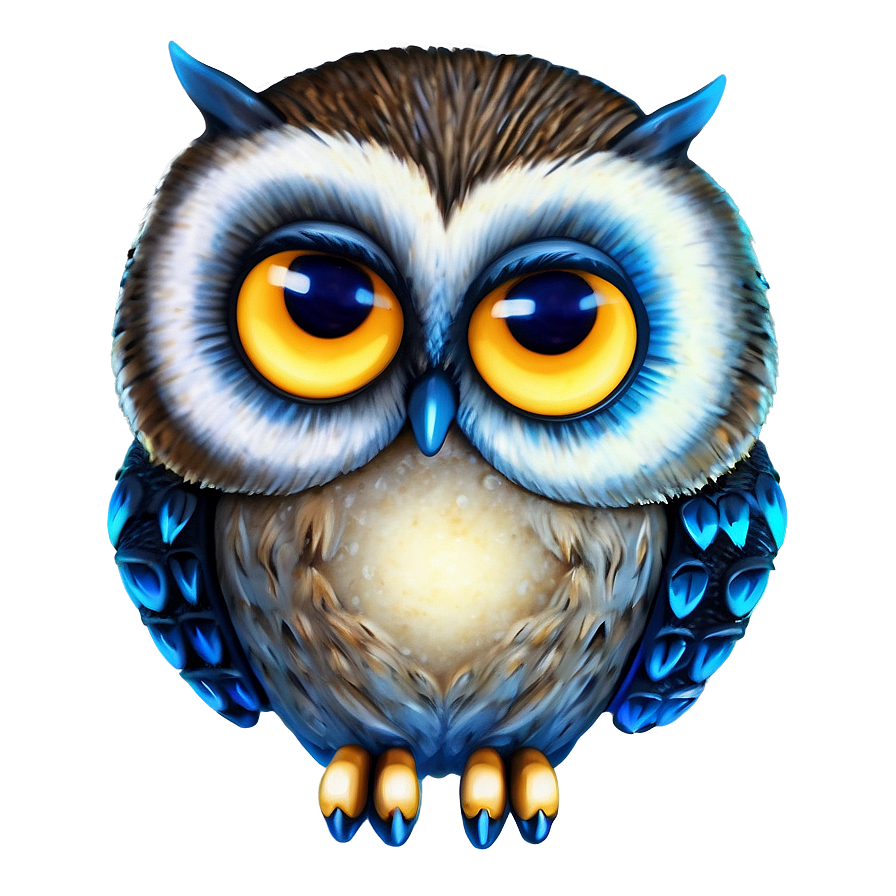 Owl With Moon Png Ybb61 PNG image