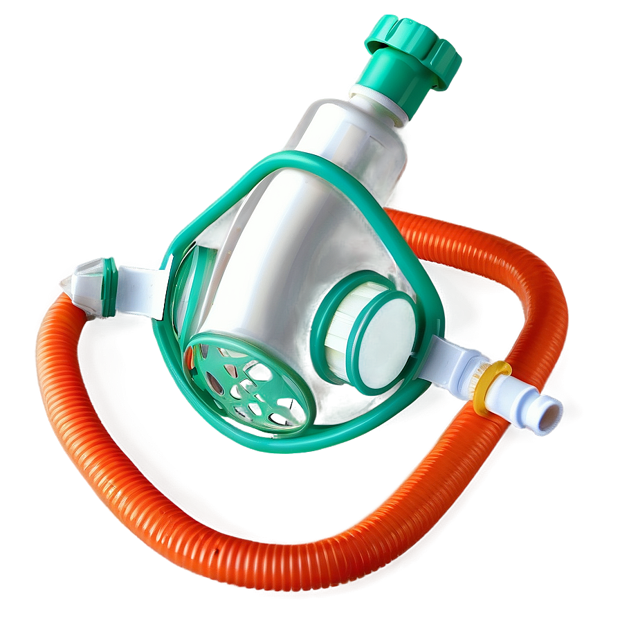 Oxygen Mask With Filter Png Onw PNG image