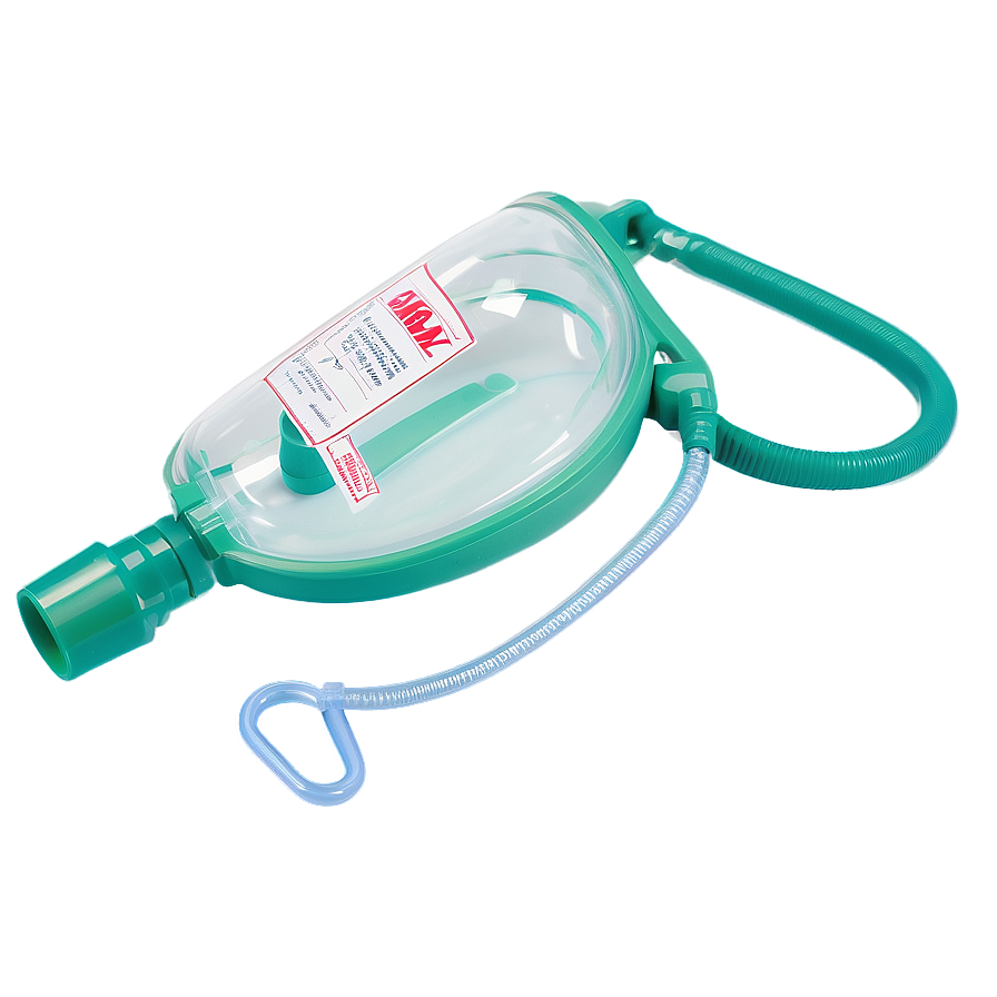 Oxygen Mask With Reservoir Bag Png 06212024 PNG image