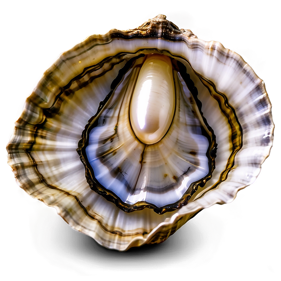Oyster Shell With Pearl Png Hkc PNG image