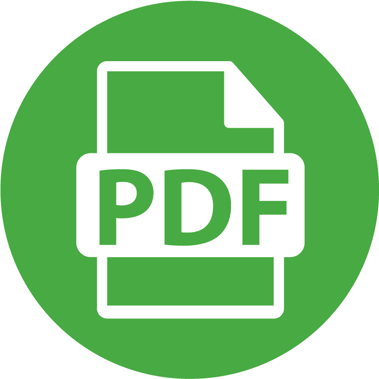 P D F Icon Green Background PNG image