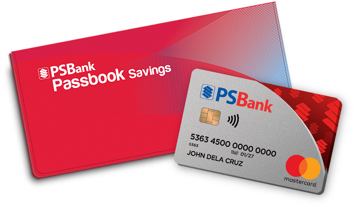 P S Bank Passbookand A T M Card PNG image