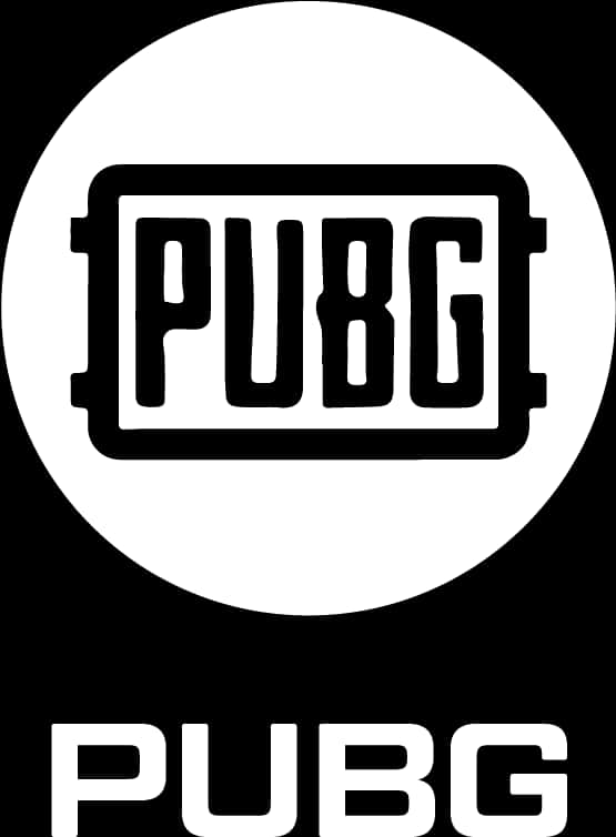 P U B G Game Logo Blackand White PNG image