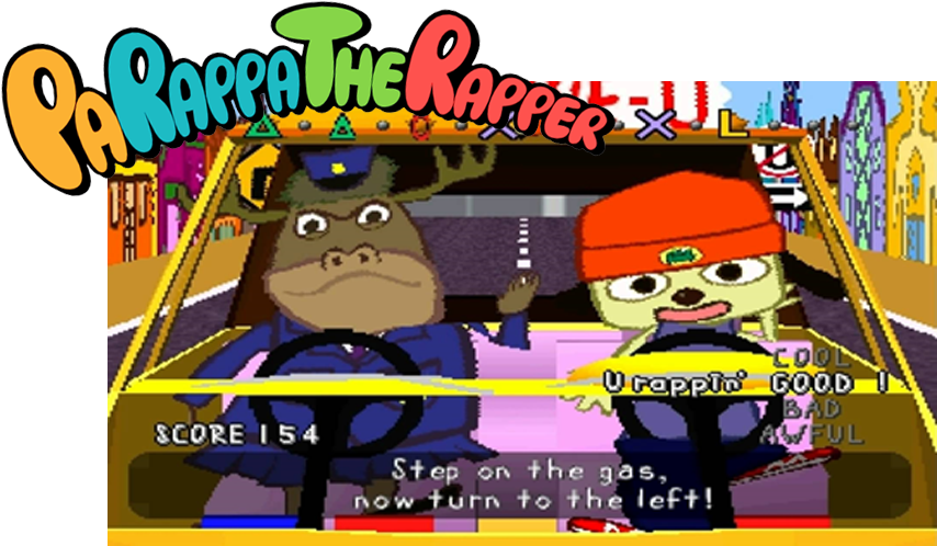 Pa Rappa The Rapper Driving Lesson PNG image