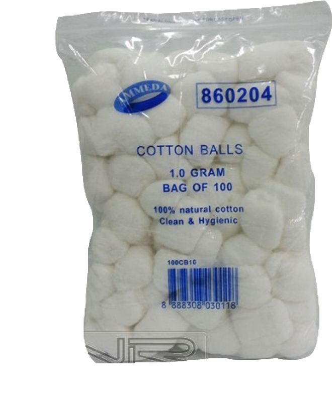 Packaged Cotton Balls Product Image PNG image