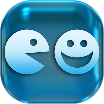 Pacman Smiley Icon PNG image