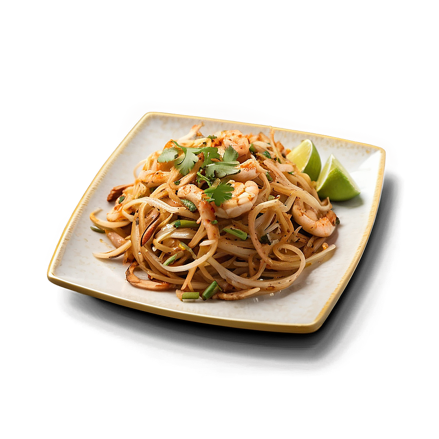 Pad Thai With Cilantro Finish Png 06252024 PNG image