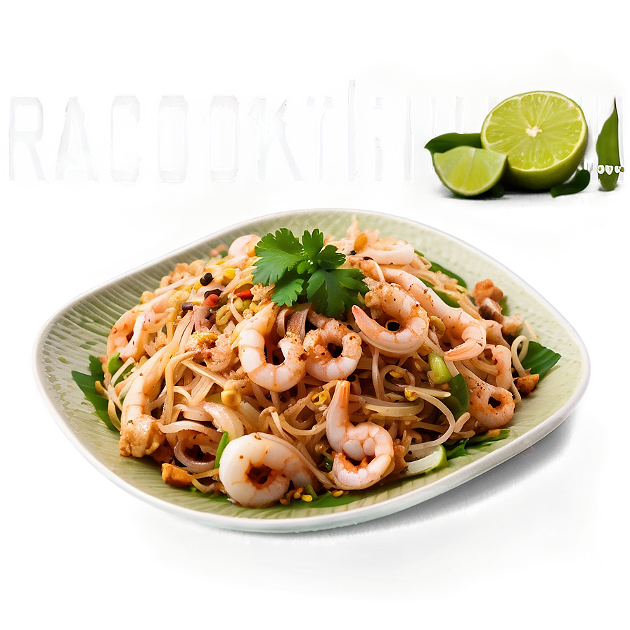 Pad Thai With Squid Png 10 PNG image