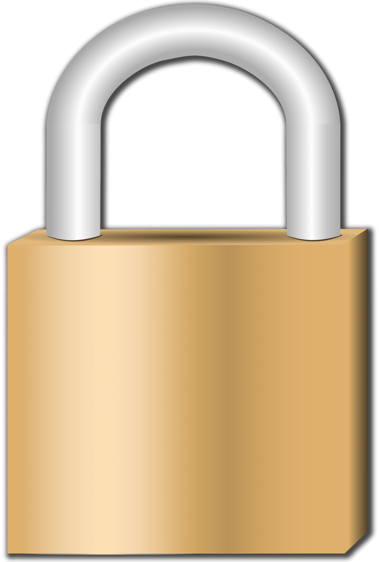 Padlock Clipart Graphic PNG image