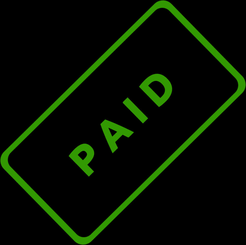 Paid Stamp Graphic PNG image