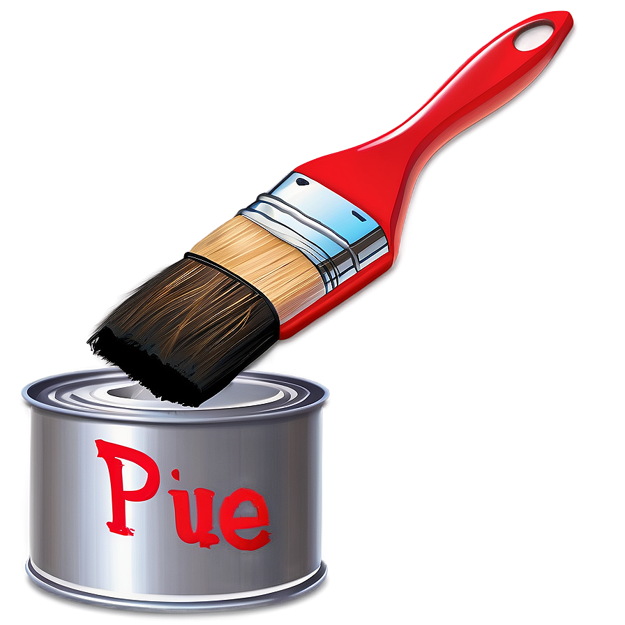 Paint Can And Brush Png 85 PNG image