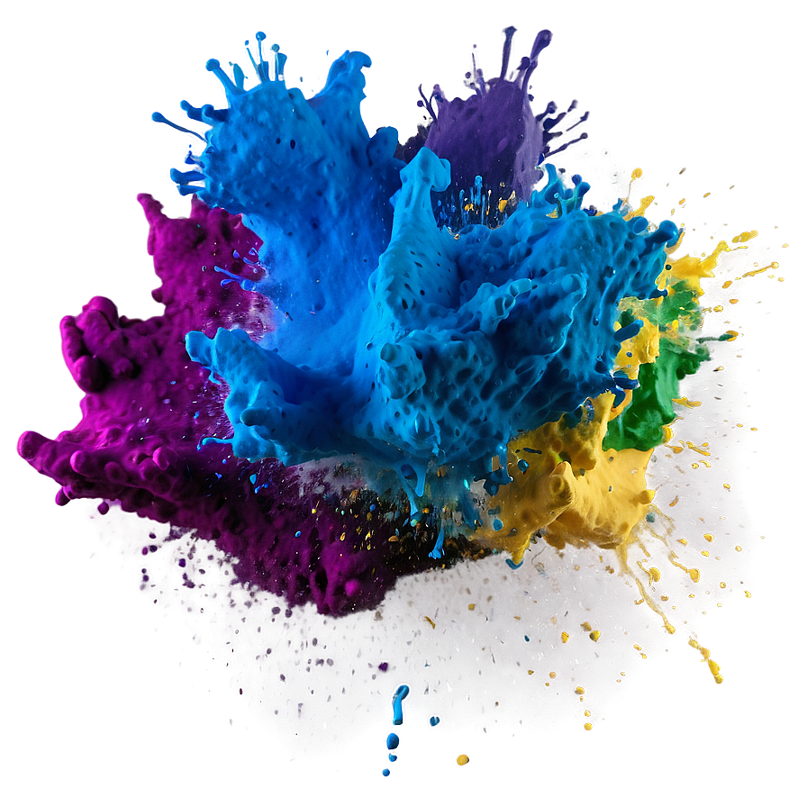 Paint Powder Burst Png 26 PNG image